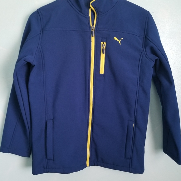 Puma zip up jacket Boys Large - Picture 2 of 6